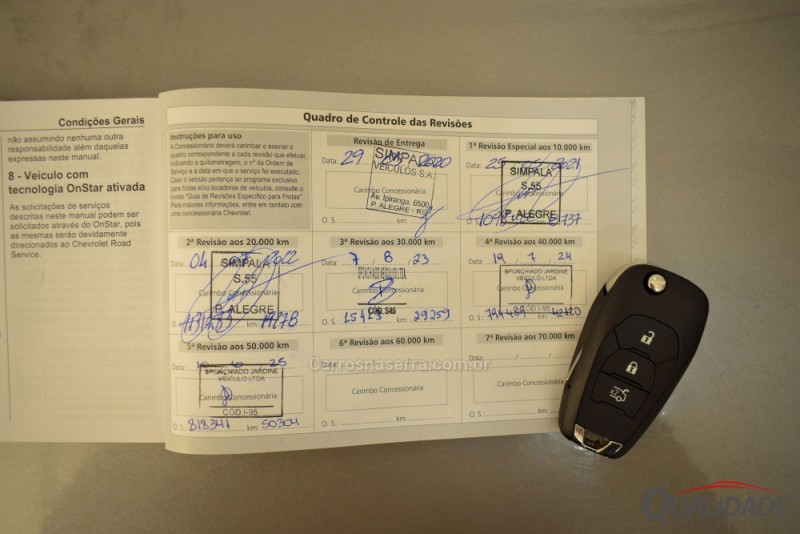 CRUZE 1.4 TURBO LT 16V FLEX 4P AUTOMÁTICO - 2020 - SANTA CRUZ DO SUL