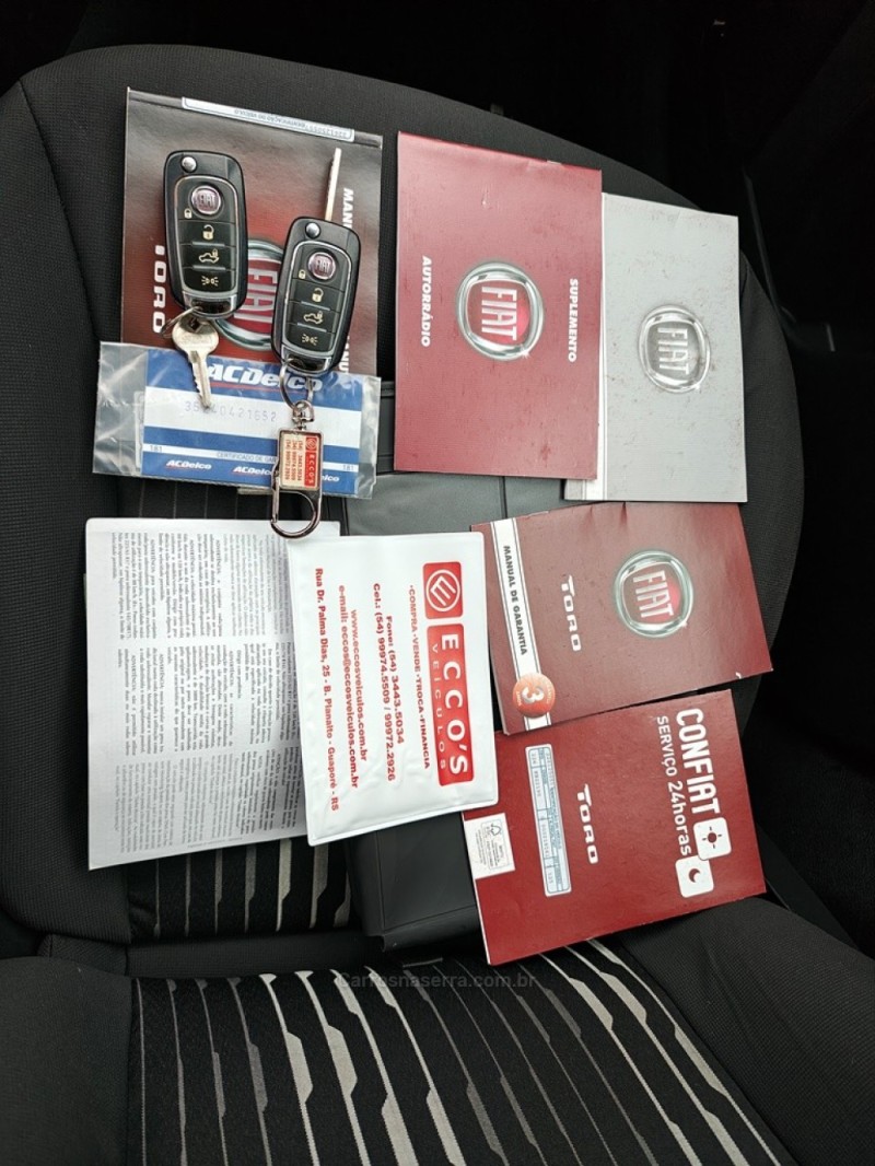 TORO 2.0 16V TURBO FREEDOM 4X4 DIESEL 4P MANUAL - 2017 - GUAPORé