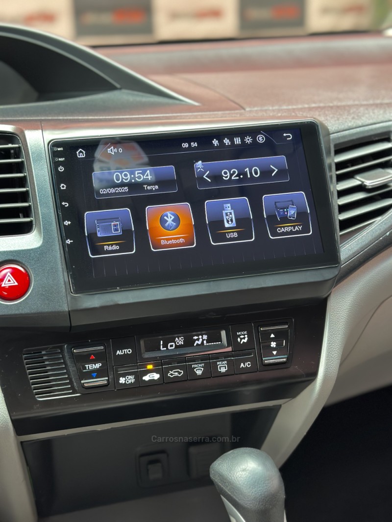 CIVIC 2.0 LXR 16V FLEX 4P AUTOMÁTICO - 2016 - ESTâNCIA VELHA
