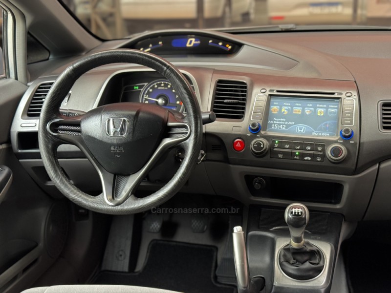CIVIC 1.8 LXS 16V FLEX 4P MANUAL - 2007 - ESTâNCIA VELHA