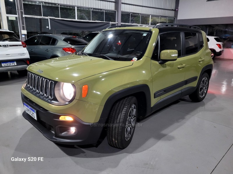 RENEGADE 1.8 16V FLEX LONGITUDE 4P AUTOMÁTICO - 2016 - NOVA PRATA