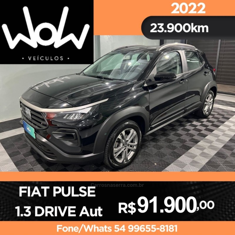 PULSE 1.3 DRIVE 12V FLEX 4P AUTOMÁTICO - 2022 - BENTO GONçALVES