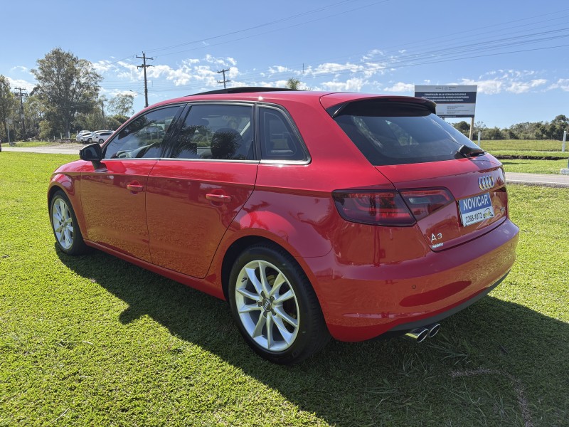 A3 1.8 TFSI SPORTBACK 20V 180CV GASOLINA 2P AUTOMÁTICO - 2015 - FARROUPILHA