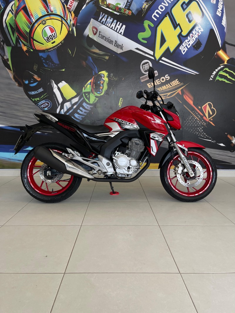 cb 250f twister abs 2021 passo fundo