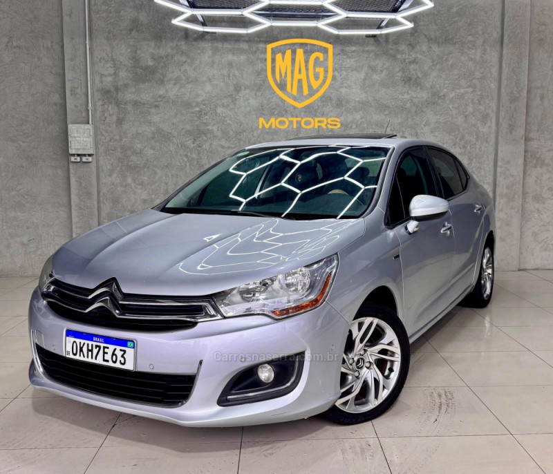 c4 lounge 1.6 exclusive 16v turbo flex 4p automatico 2015 caxias do sul