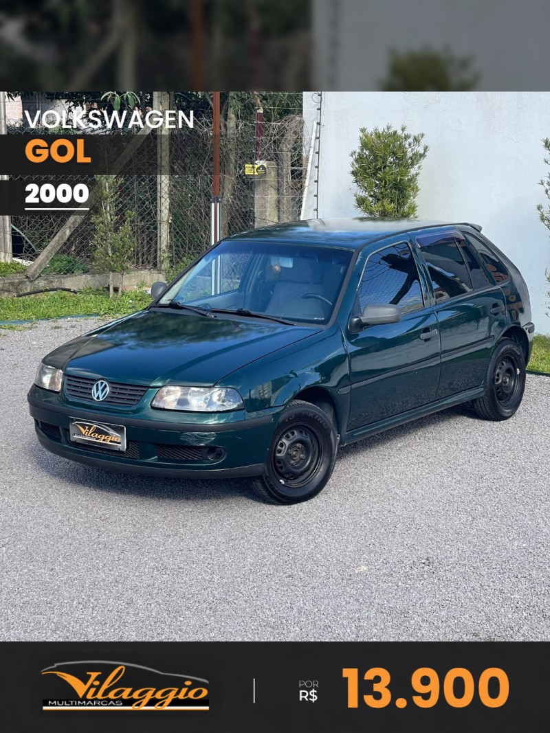 gol 1.0 mi 8v gasolina 4p manual 2000 caxias do sul