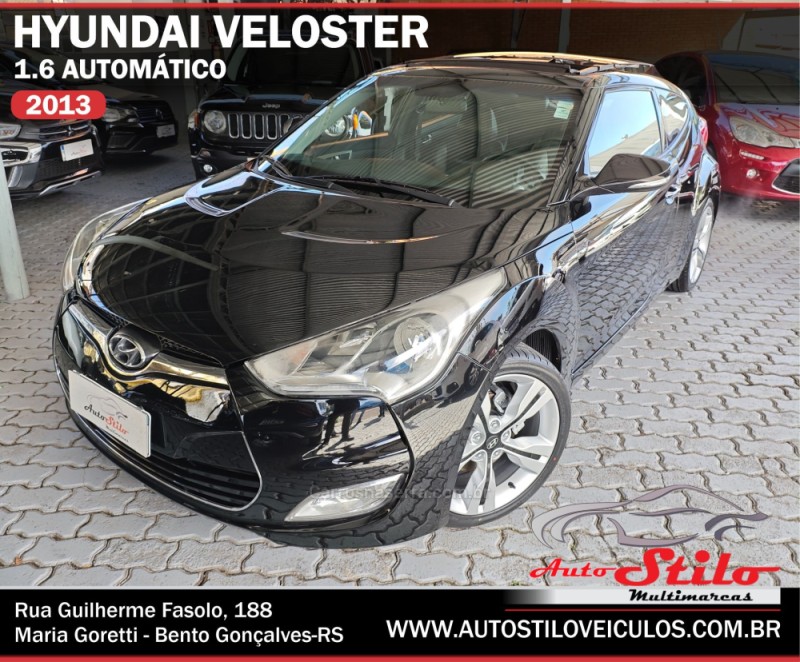 veloster 1.6 16v gasolina 3p automatico 2013 bento goncalves