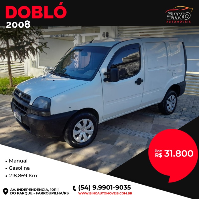 doblo 1.8 mpi cargo 8v gasolina 4p manual 2008 farroupilha
