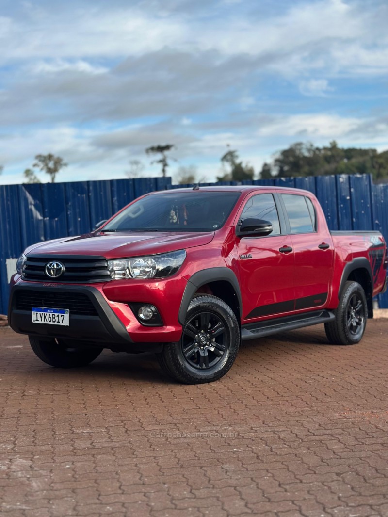 hilux 2.8 sr challenge 4x4 cd 16v turbo diesel 4p automatico 2018 caxias do sul