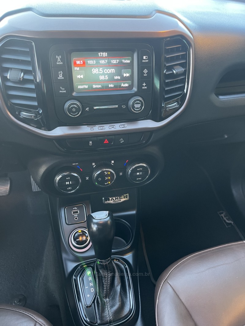 TORO 2.0 16V TURBO DIESEL RANCH AT 4X4 AUTOMÁTICO - 2019 - CAXIAS DO SUL