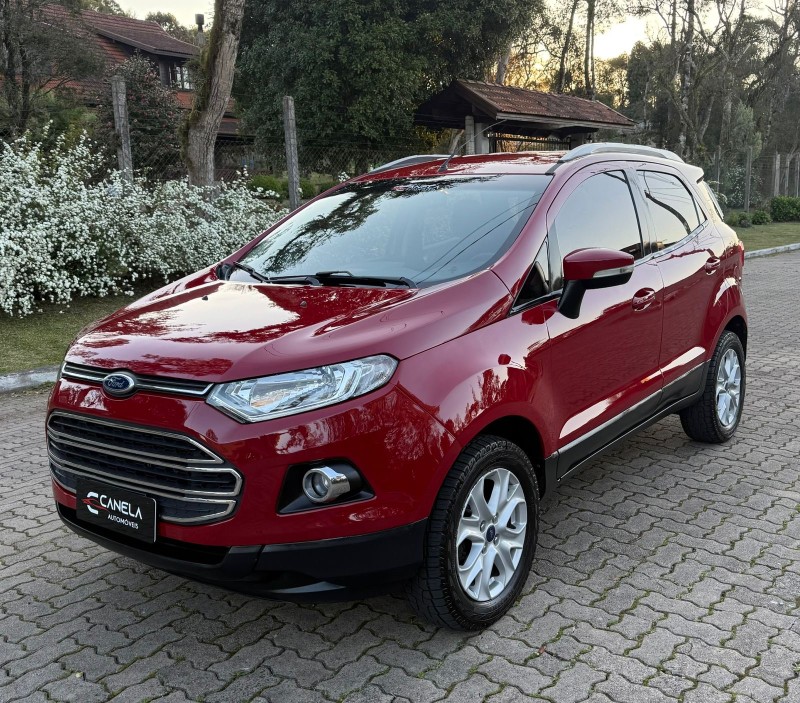 ecosport 1.6 titanium 16v flex 4p manual 2014 canela