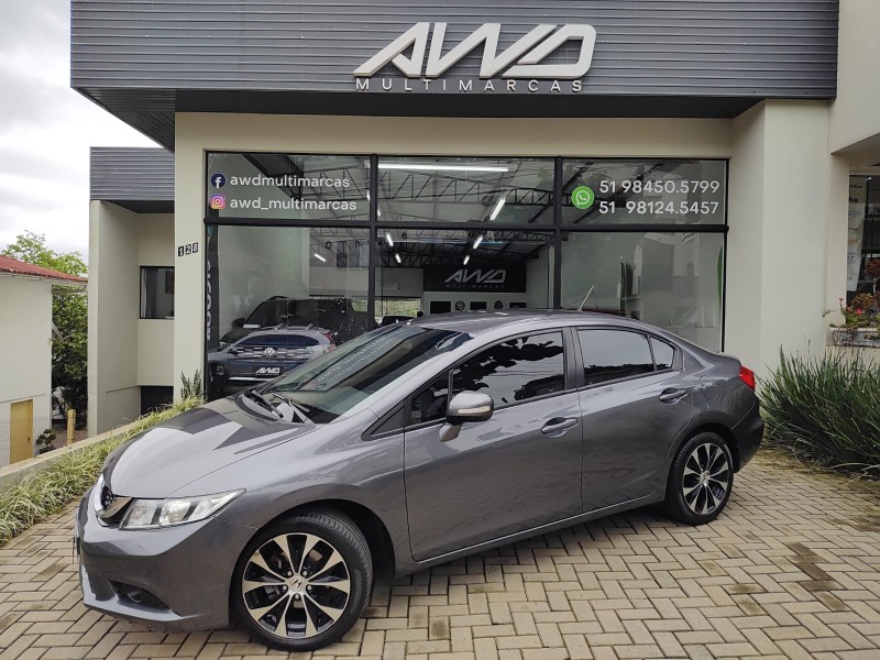 civic 2.0 lxr 16v flex 4p automatico 2015 lajeado
