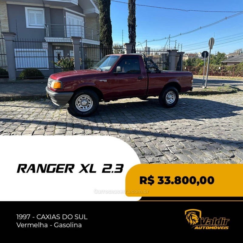 ranger 2.3 xl 4x2 cs 16v gasolina 2p manual 1997 caxias do sul