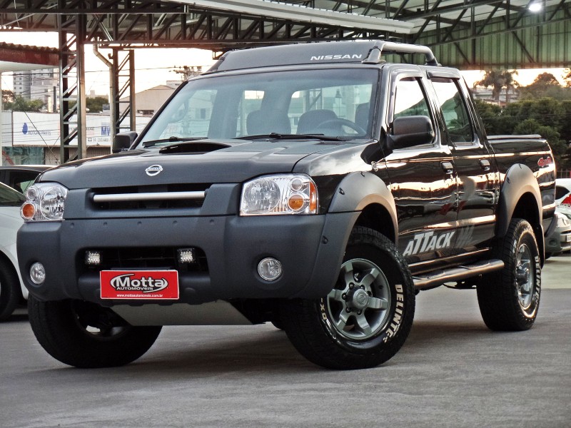 frontier 2.8 xe attack 4x4 cd turbo eletronic diesel 4p manual 2008 caxias do sul