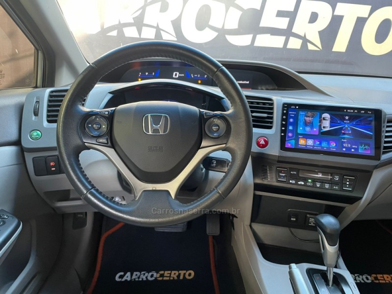 CIVIC 1.8 LXS 16V FLEX 4P AUTOMÁTICO - 2012 - NOVO HAMBURGO