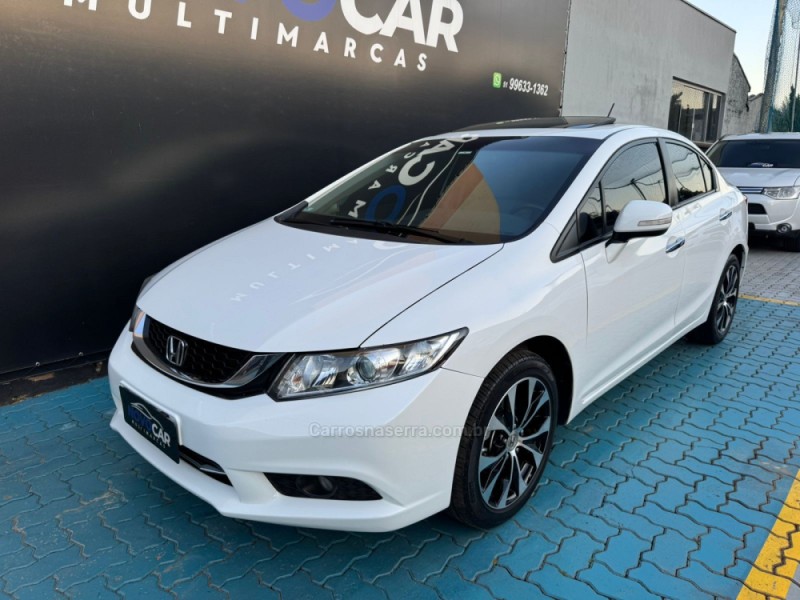 civic 2.0 exr 16v flex 4p automatico 2016 estancia velha