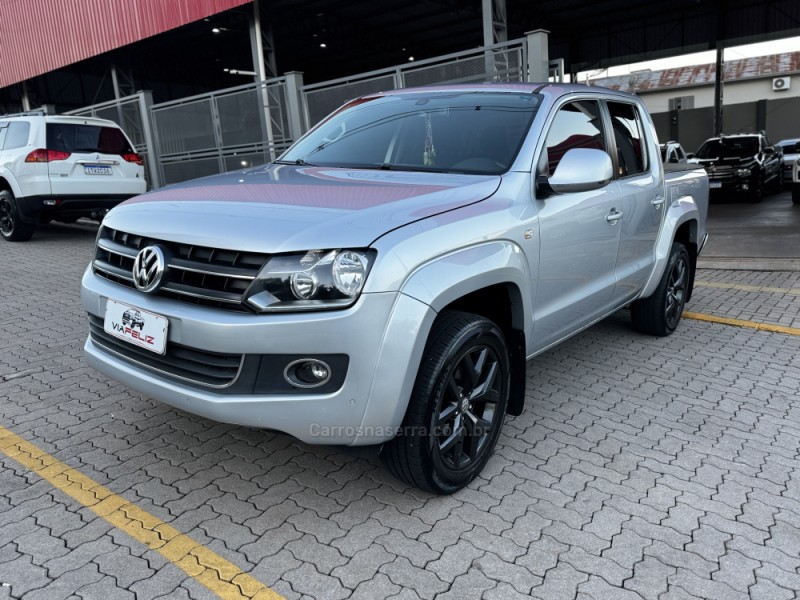 AMAROK 2.0 HIGHLINE 4X4 CD 16V TURBO INTERCOOLER DIESEL 4P AUTOMÁTICO - 2014 - FELIZ