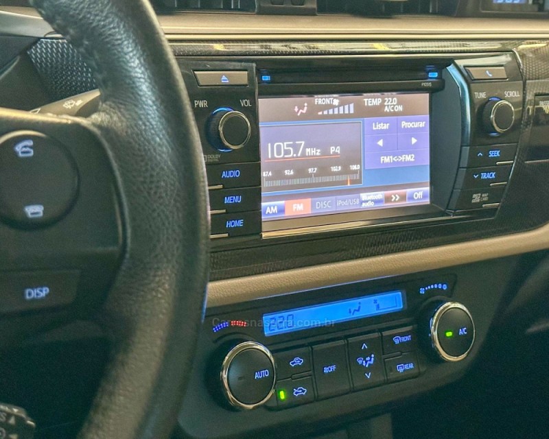 COROLLA 2.0 ALTIS 16V FLEX 4P AUTOMÁTICO - 2015 - GARIBALDI
