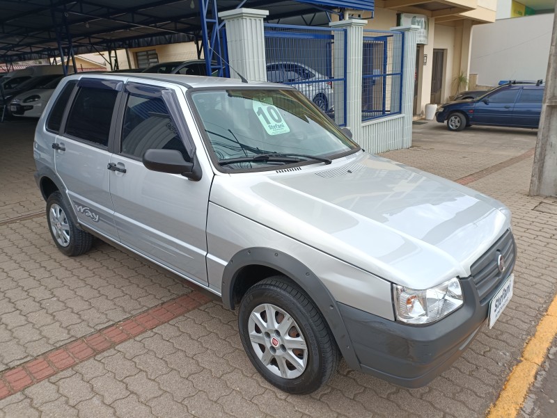 UNO 1.0 MPI MILLE WAY ECONOMY 8V FLEX 4P MANUAL - 2010 - BOM PRINCíPIO