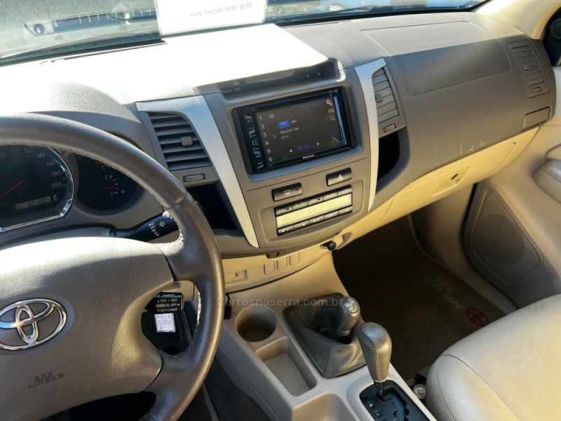 HILUX SW4 3.0 SRV 4X4 16V TURBO INTERCOOLER DIESEL 4P AUTOMÁTICO - 2007 - CANELA
