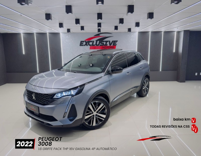 3008 1.6 GRIFFE PACK THP 16V GASOLINA 4P AUTOMÁTICO