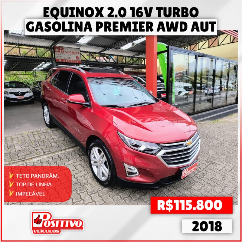 equinox 2.0 16v turbo gasolina premier awd automatico 2018 caxias do sul