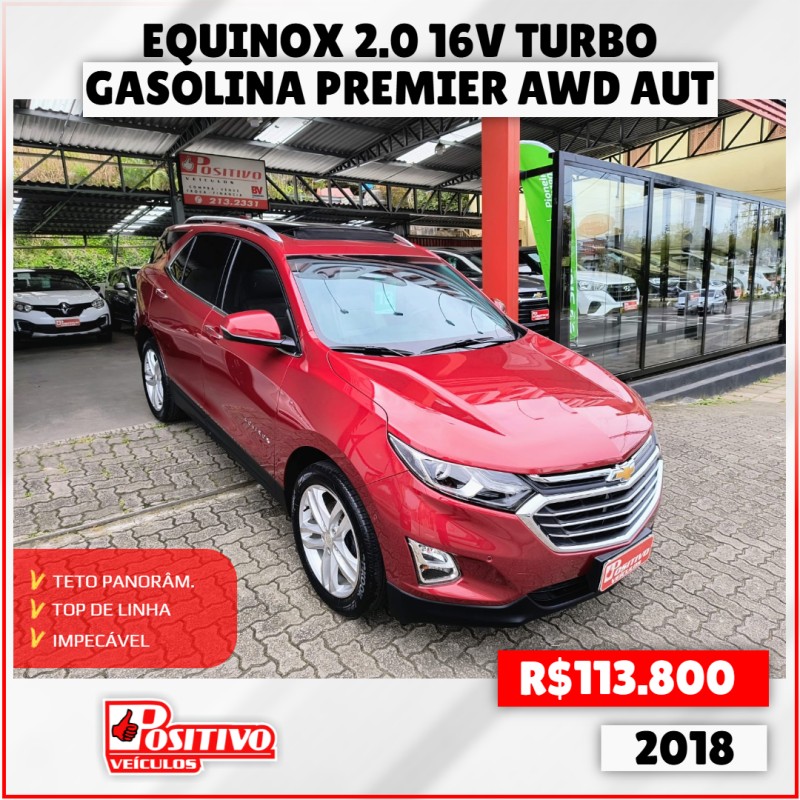 EQUINOX 2.0 16V TURBO GASOLINA PREMIER AWD AUTOMÁTICO