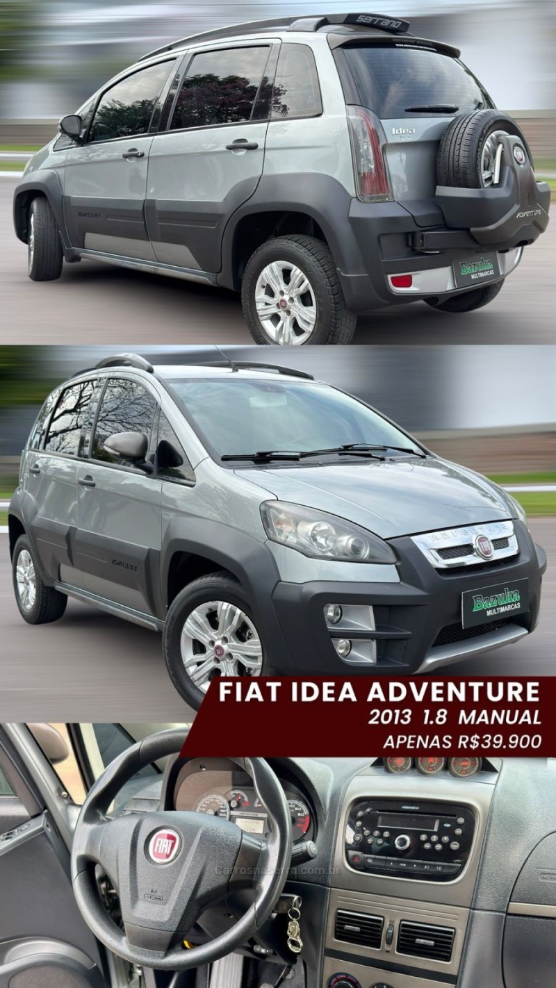 IDEA 1.8 MPI ADVENTURE 16V FLEX 4P MANUAL - 2013 - NOVO HAMBURGO