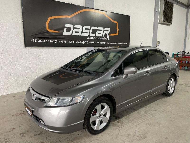 civic 1.8 lxs 16v flex 4p automatico 2008 bom principio