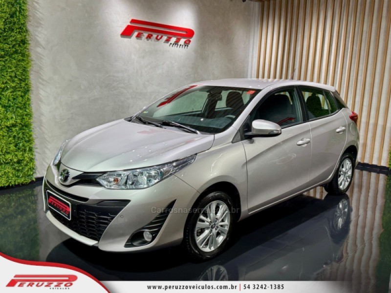 yaris 1.3 xl live 16v flex 4p automatico 2019 nova prata