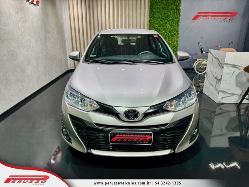 YARIS 1.3 XL LIVE 16V FLEX 4P AUTOMÁTICO - 2019 - NOVA PRATA