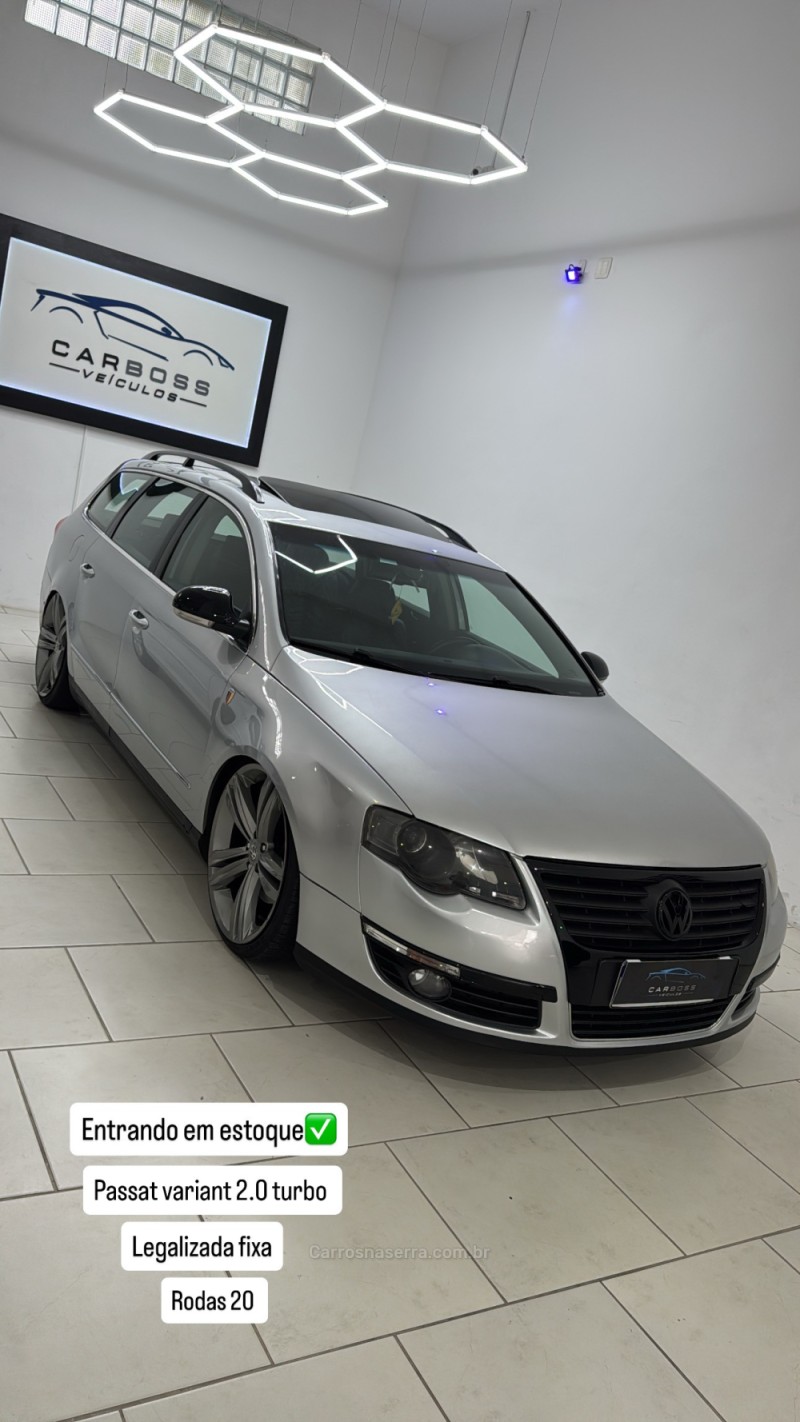 PASSAT 2.0 FSI COMFORTLINE VARIANT 16V TURBO GASOLINA 4P TIPTRONIC - 2007 - CAXIAS DO SUL