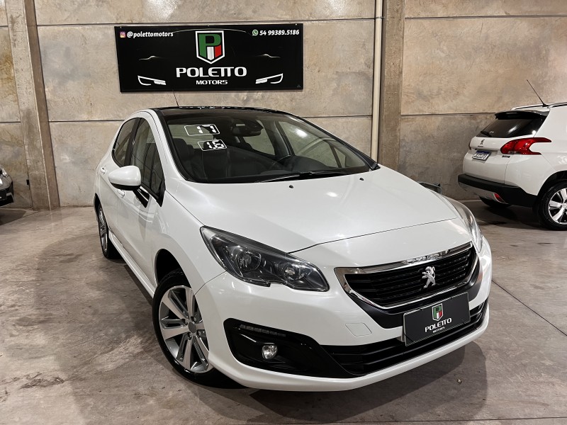 308 1.6 allure thp 16v gasolina 4p automatico 2017 caxias do sul