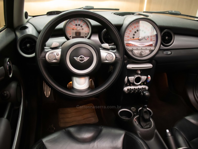 COOPER 1.6 S 16V TURBO GASOLINA 2P AUTOMÁTICO - 2010 - CAXIAS DO SUL
