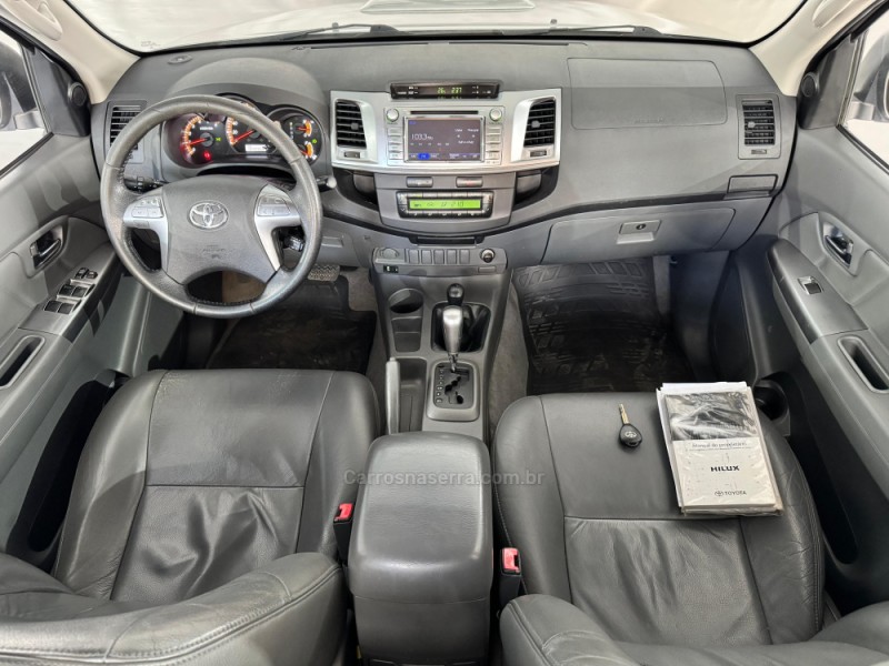 HILUX 3.0 SRV 4X4 CD 16V TURBO INTERCOOLER DIESEL 4P AUTOMÁTICO - 2014 - NOVA PRATA
