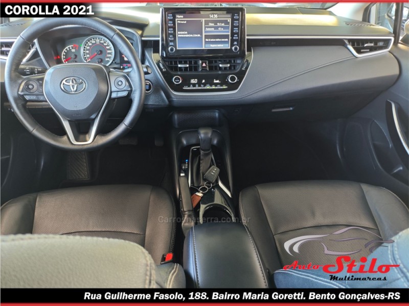 COROLLA 2.0 XEI 16V FLEX 4P AUTOMÁTICO - 2021 - BENTO GONçALVES