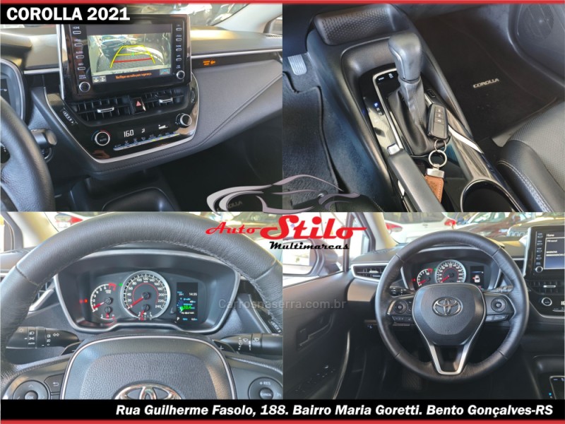 COROLLA 2.0 XEI 16V FLEX 4P AUTOMÁTICO - 2021 - BENTO GONçALVES