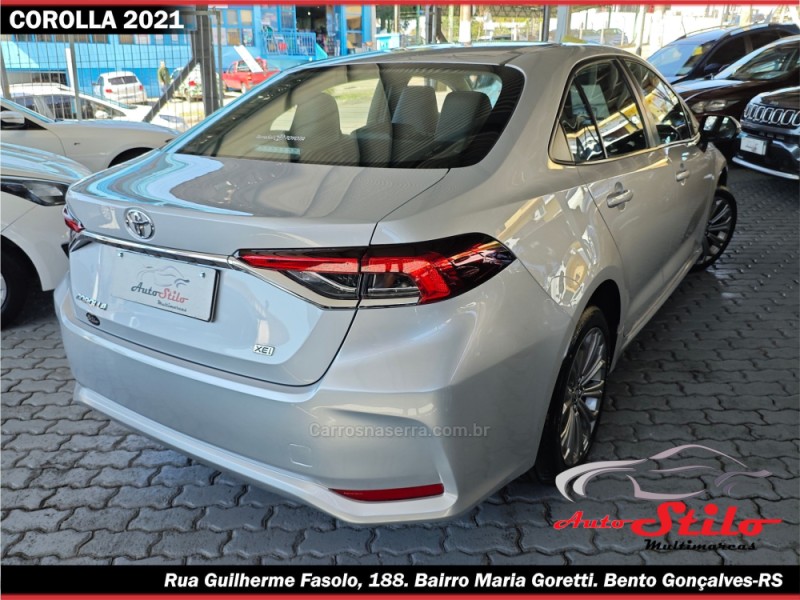 COROLLA 2.0 XEI 16V FLEX 4P AUTOMÁTICO - 2021 - BENTO GONçALVES
