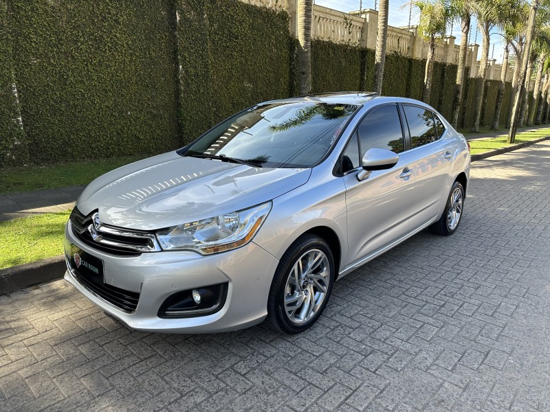 c4 lounge 1.6 exclusive 16v turbo flex 4p automatico 2015 caxias do sul