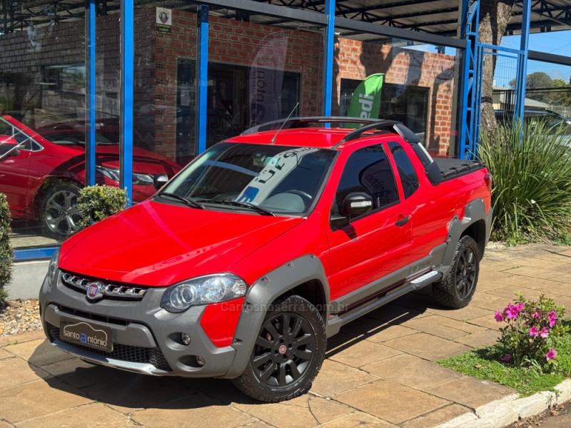 strada 1.8 mpi adventure ce 16v flex 2p automatizado 2016 lagoa vermelha
