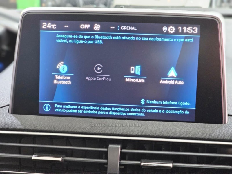 3008 1.6 ALLURE THP 16V GASOLINA 4P AUTOMÁTICO - 2020 - SAPUCAIA DO SUL