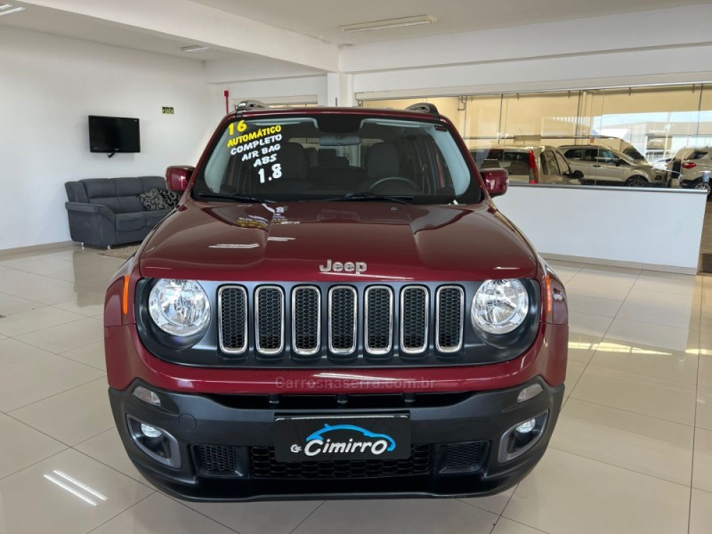 RENEGADE 1.8 16V FLEX LONGITUDE 4P AUTOMÁTICO - 2016 - TAQUARA