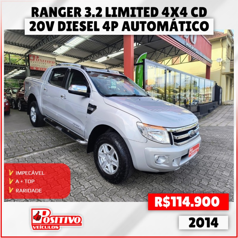RANGER 3.2 LIMITED 4X4 CD 20V DIESEL 4P AUTOMÁTICO - 2014 - CAXIAS DO SUL