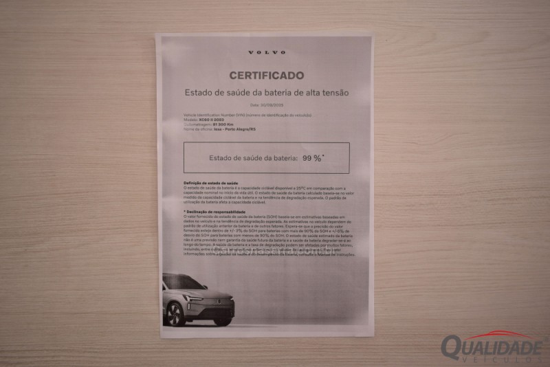 XC60 2.0 T8 ULTIMATE AWD HIBRIDO 4P AUTOMÁTICO - 2023 - SANTA CRUZ DO SUL