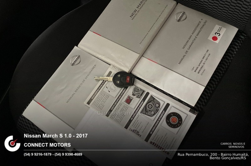 MARCH 1.0 S 12V FLEX 4P MANUAL - 2017 - BENTO GONçALVES
