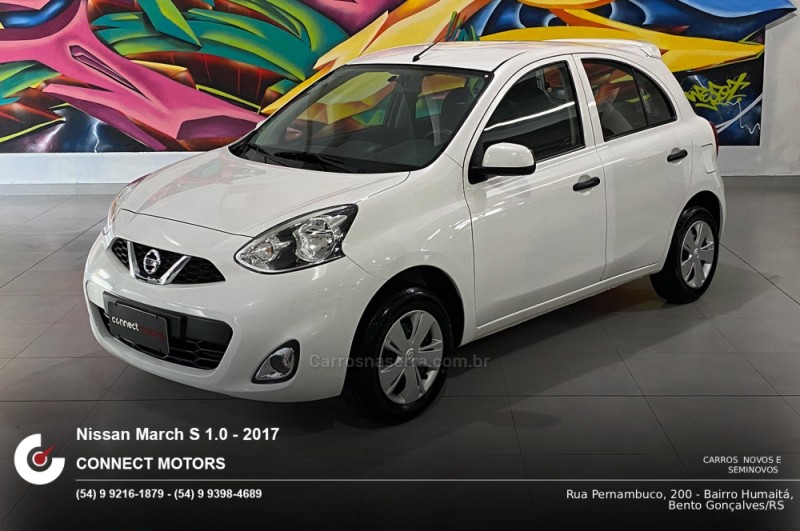 MARCH 1.0 S 12V FLEX 4P MANUAL - 2017 - BENTO GONçALVES