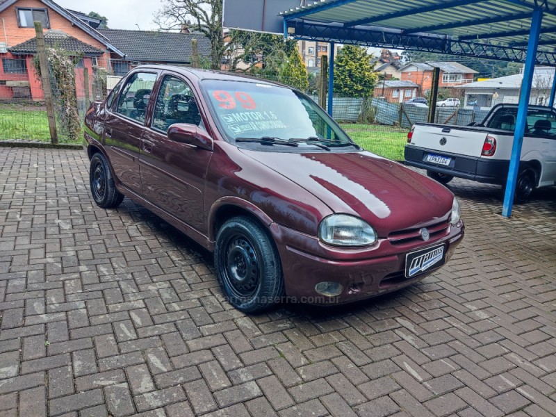 CORSA 1.6 MPFI GLS SEDAN 16V GASOLINA 4P MANUAL - 1999 - CANELA