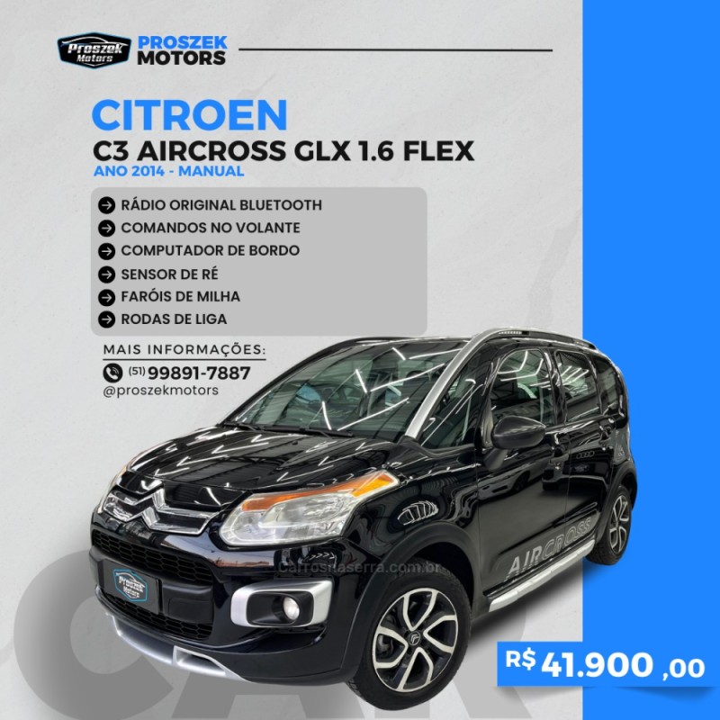 c3 aircross 1.6 glx 16v flex 4p manual 2014 canoas