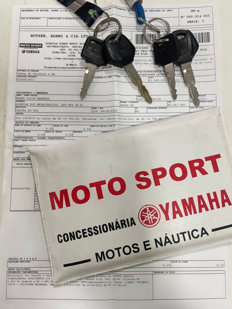 FAZER YS 150 SED - 2022 - CAXIAS DO SUL