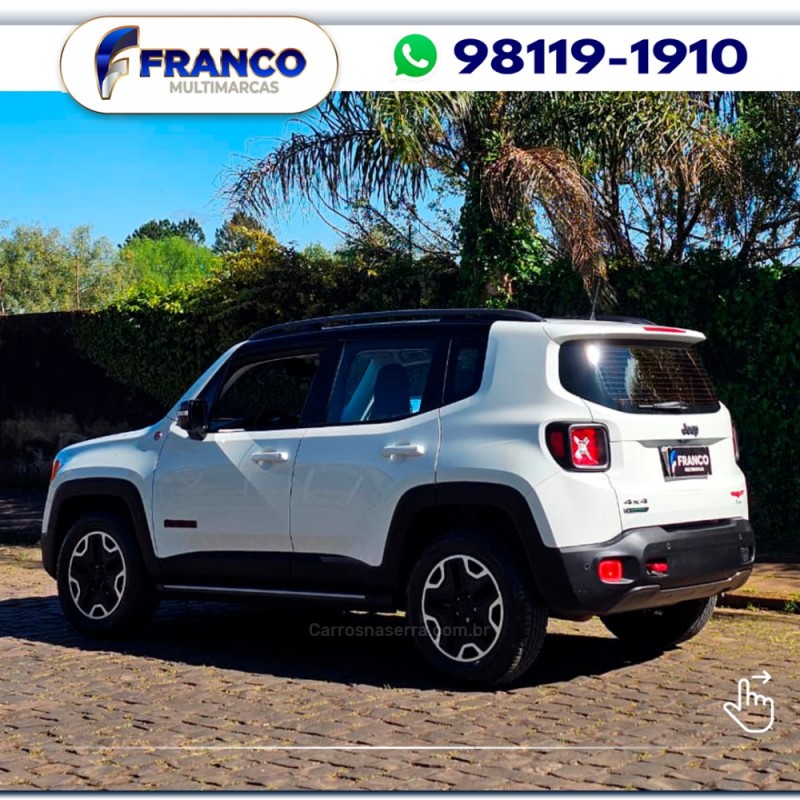 RENEGADE 2.0 16V TURBO DIESEL TRAILHAWK 4P 4X4 AUTOMÁTICO - 2016 - VACARIA